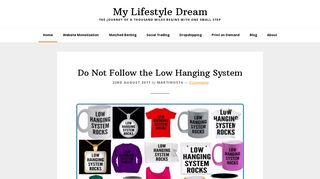Low Hanging System Scam Alert : Don't Waste Your Time