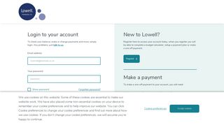 Login - Lowell Payment Portal