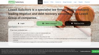 Lowell Solicitors Home Page