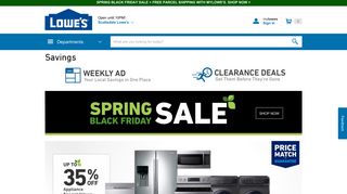 Find Savings and Deals at Lowe's Home Improvement