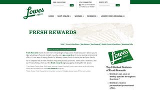 Fresh Rewards | Lowes Foods