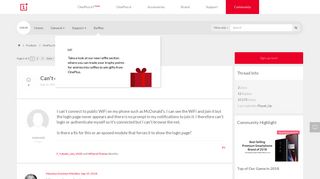Can't connect to public wifi - OnePlus Community - OnePlus Forums