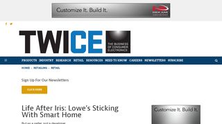 Lowe's Will Still Sell Smart Home Devices After Selling Off Iris - Twice