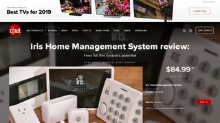 Iris Home Management System review: Fees foil this system's potential ...