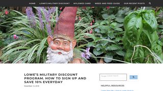 Lowe's Military Discount Program. How To Sign Up and Save 10 ...