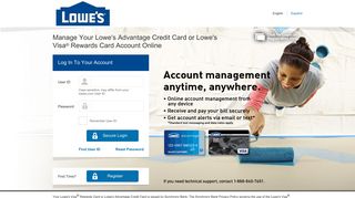 Manage Your Lowe's Credit Card Account - Synchrony