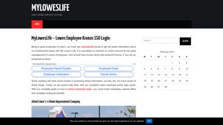 Myloweslife.com • MyLowesLife Login for Employee SSO