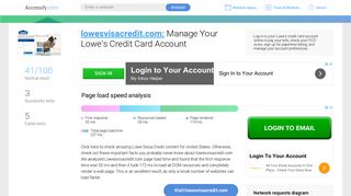 Access lowesvisacredit.com. Manage Your Lowe's Credit Card Account