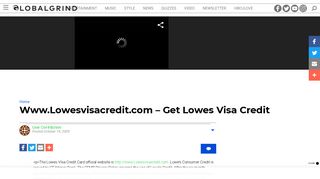 Www.Lowesvisacredit.com – Get Lowes Visa Credit | Global Grind