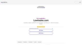 www.Lowtrades.com - Online Internet Stock Brokers - urlm.co