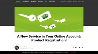 Register Your Loxone Products In Your Loxone Account
