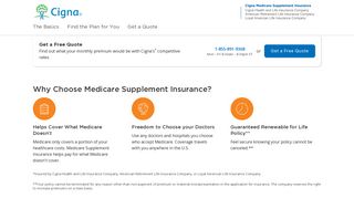 Cigna Medicare Supplement Insurance Plans