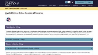 Loyalist College Online Courses & Programs | LearnOnline ...