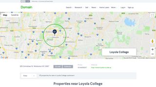 Loyola College Catchment Zone - Domain