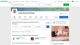 Loyola University Lawson operations Jobs in Chicago, IL | Glassdoor