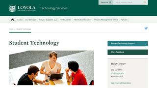 Student Technology - Technology Services - Loyola University Maryland
