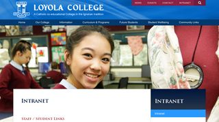 Loyola College Intranet