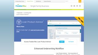 Loan Product Advisor - Freddie Mac