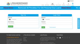 Login - Micro Loans with Mobile Banking - LPESA Microfinance ...