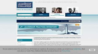Leadership Practices Inventory - The Leadership Challenge