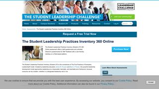 The Student Leadership Practices Inventory 360 Online