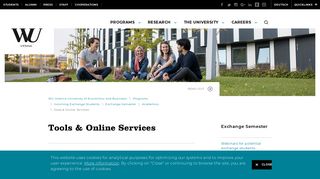 Tools & Online Services - Academics - WU Vienna