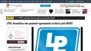 LP&L formalizes two payment agreements in bid to join ERCOT