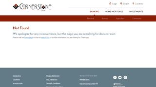 LPL Account Access - - Cornerstone Bank