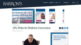 LPL Flubs its Platform Conversion - Barron's