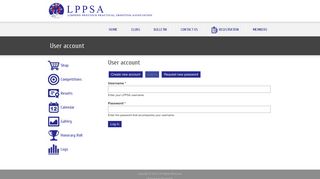 User account | LPPSA