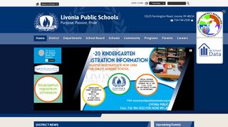 Livonia Public Schools: Home