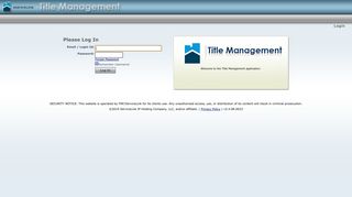 Title Management | Login