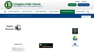 Student Resources / Home - Livingston Public Schools