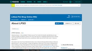 About LPSO | Littlest Pet Shop Online Wiki | FANDOM powered by Wikia