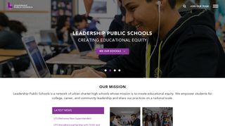 Home • Leadership Public Schools