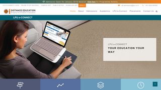 e-CONNECT - Online Portal Distance Education LPU