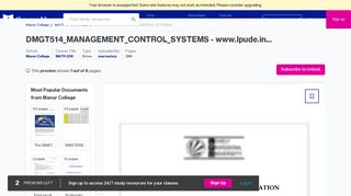 DMGT514_MANAGEMENT_CONTROL_SYSTEMS - www.lpude.in ...