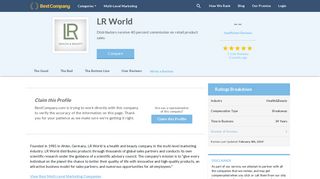 LR World Reviews | Multi-Level Marketing Companies | Best Company