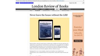 The LRB App - London Review of Books