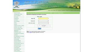 Login - Department of Revenue and Land Reforms