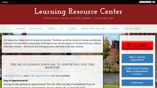 Learning Resource Center | UMass Amherst