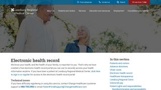 Electronic health record | Leesburg Regional Medical Center ...