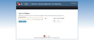 Log In / Register - E-LRNR