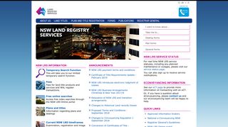 NSW Land Registry Services: Home