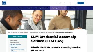 LLM Credential Assembly Service (LLM CAS) | The Law ... - LSAC