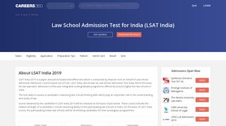 LSAT India 2019 Exam - Dates, Notification, Registration, Pattern