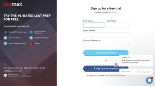 Sign up for free - LSATMax - BarMax