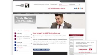 Distance Learning Programmes | How to Apply | LSBF