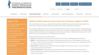 LSBME and LSBN Cooperation Leads to New Rules for Physicians ...