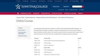 Online Courses - Lone Star College